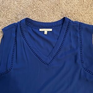 41 Hawthorn Sapphire Sleeveless Blouse